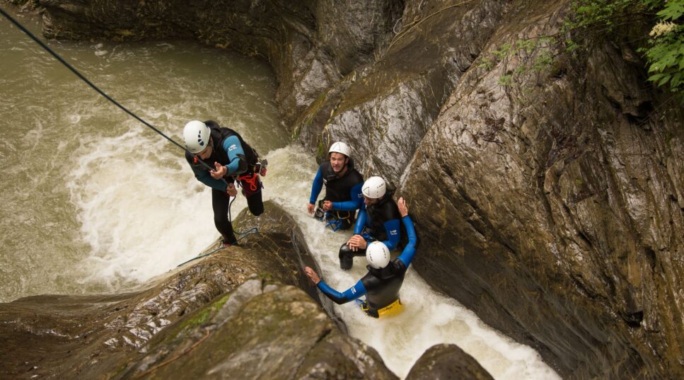 canyoning pays evian vallee abondance